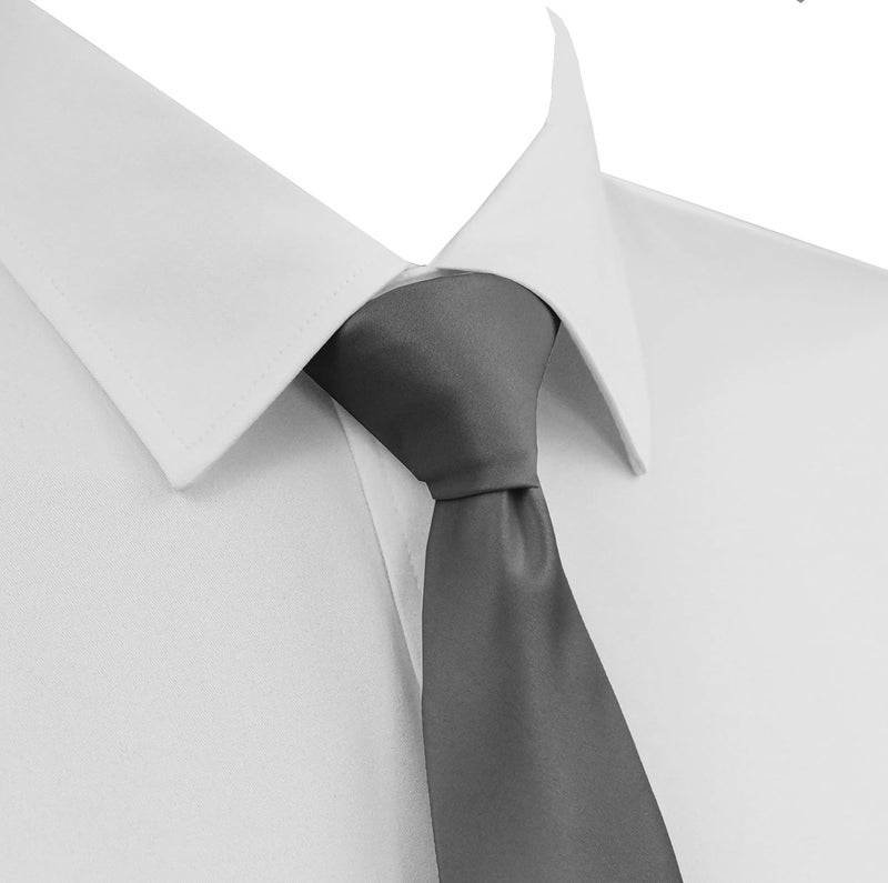 Trilece Ties for Men - Men's Solid Color Ties - Formal Neckties for Men - Neck Tie for Man - Image 2